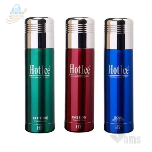 International UAE product Body spray Hot Ice passion used for male - 200 ml | Osman Mart - Image 2