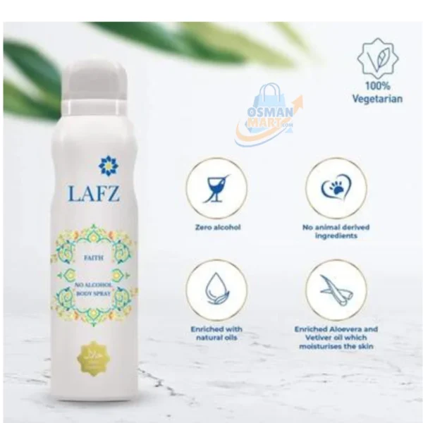 LAFZ Halal No Alcohol Perfume Faith  | Osman Mart - Image 2