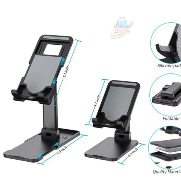 Lifting folding desktop bracket for phones and tablets | Osman Mart - Image 3