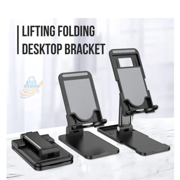 Lifting folding desktop bracket for phones and tablets | Osman Mart - Image 4
