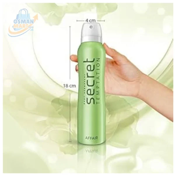 Secret Temptation Affair Deodorant Body Spray For Women  | Osman Mart - Image 3