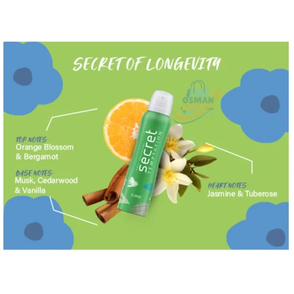 Secret Temptation Cupid Body Deodorant for Women  | Osman mart - Image 3