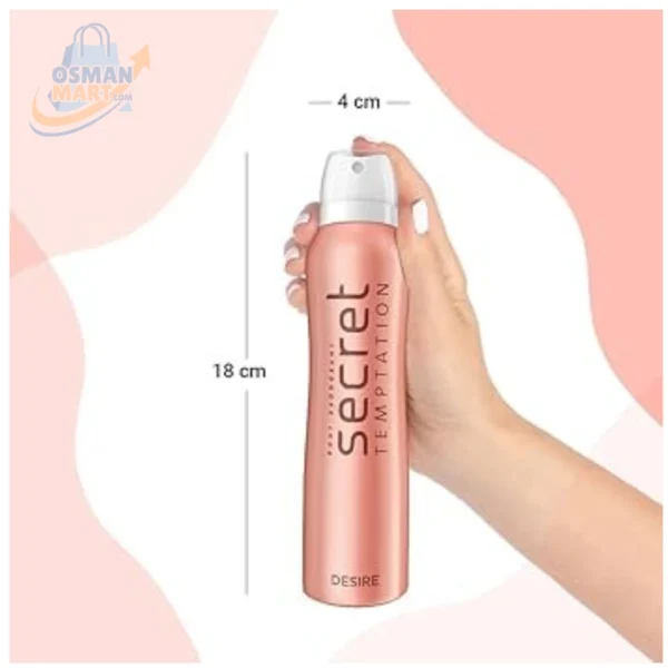 Secret Temptation Desire Deodorant Body Spray For Women | Osman Mart - Image 4