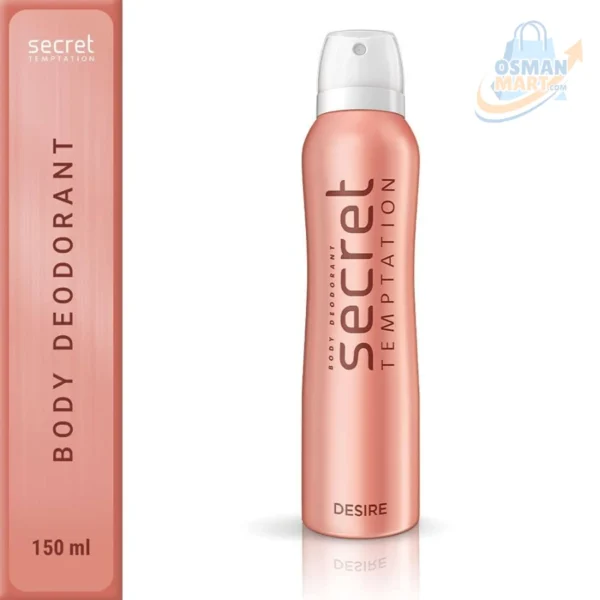 Secret Temptation Desire Deodorant Body Spray For Women | Osman Mart - Image 3