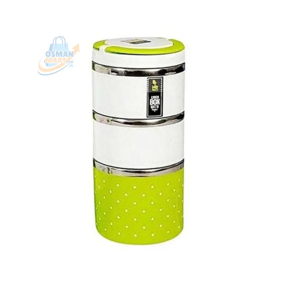 Three layer insulation lunch box 1230ml | Osman Mart - Image 3