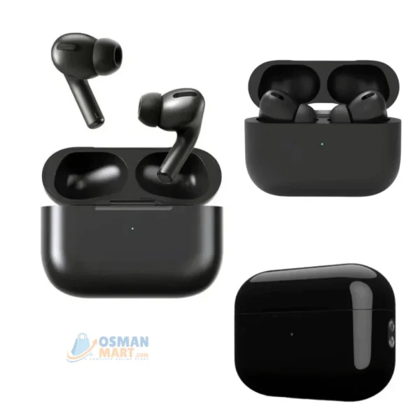 Airpods Pro 2nd GEN Made In Dubai Wireless Earbuds - Bluetooth Headphone (Black / White) - Image 4