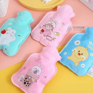 Baby Mini Hot Water Bag - Soft Velvet Material | 150ml Portable Warm Bag for Kids | Body, Hand & Foot Warmer