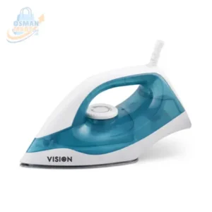 Vision Light Weight Electric Iron 1000W with Overheat Protection VIS-DEI-009 Blue