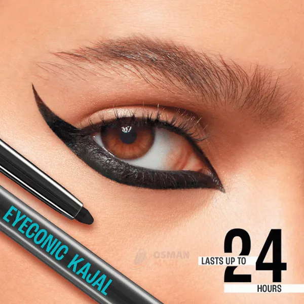 Lakme Eyeconic Kajal Deep Black | 24H Long-Lasting Smudge-Proof Kajal - Image 3