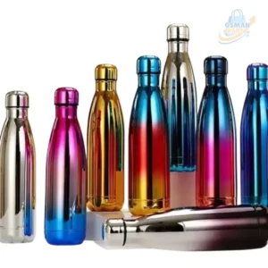 Premium Double Wall Stainless Steel Vacuum Bottle 500ml Multi Color | Osman Mart