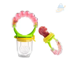 Silicone FoodFruit Nibbler with Extra Mesh, Soft Pacifier & feeder Feeder | Osman Mart
