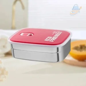 Stainless Steel Lunch Box - Leak Proof, Stackable for School and Office | Osman Mart